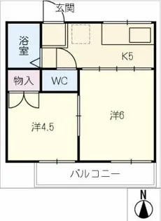 ダイキョウラオム【1階】の間取り
