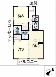 パーク ベルデA棟【1階】の間取り
