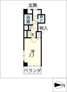 Mark CREA【3階】の間取り