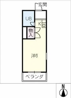 プチマンション江南【1階】の間取り