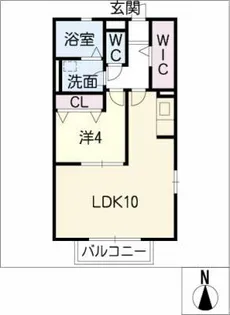 LS金城【2階】の間取り