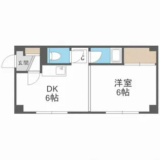 ハイデンス大洋【1階】の間取り