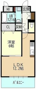 Prendreプランドール【1階】の間取り