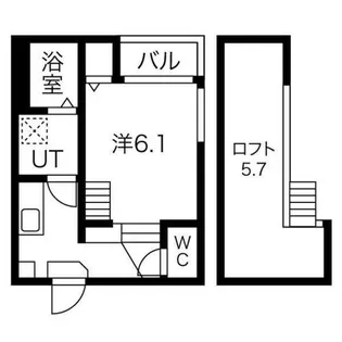 Stage四番【2階】の間取り