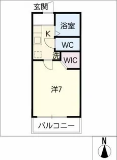 プチハウス【2階】の間取り