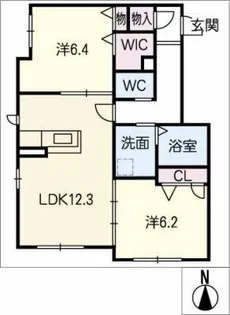 Nave bianca【1階】の間取り