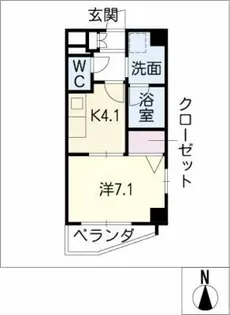 エスパシオ大宝【3階】の間取り
