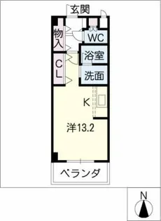 Lieto Noda【5階】の間取り