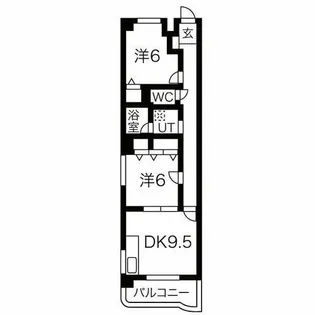ステージM【403号室】の間取り