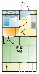 サンライフ堂坂 B【105号室】の間取り