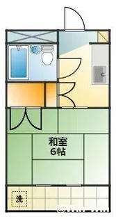 サンライフ堂坂 B【105号室】の間取り