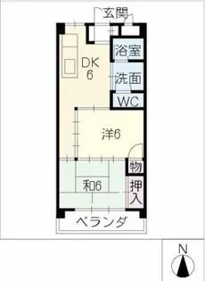 リアライズ国府宮【4階】の間取り
