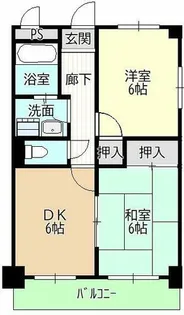 ハピネス光【4階】の間取り