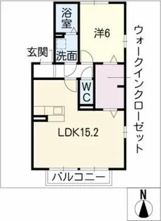 ファミーユ神ノ倉【1階】の間取り