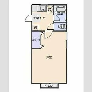 ベルデ表山【2階】の間取り