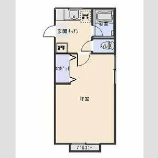 ベルデ表山【2階】の間取り
