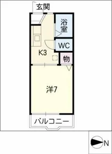 タウニー竹柴【2階】の間取り