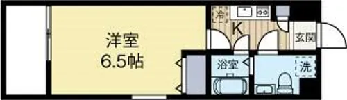 ラセット博多【8階】の間取り