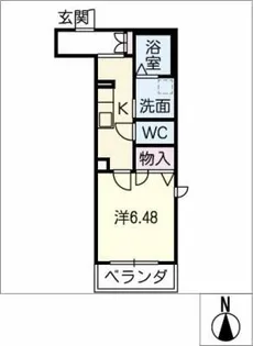 Murier桜山【2階】の間取り