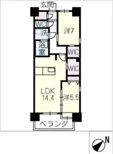 仮)N-prince鳴海【13階】の間取り
