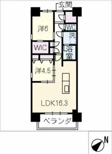 仮)N-prince鳴海【4階】の間取り
