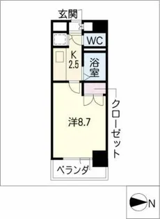 ハルモニア【10階】の間取り