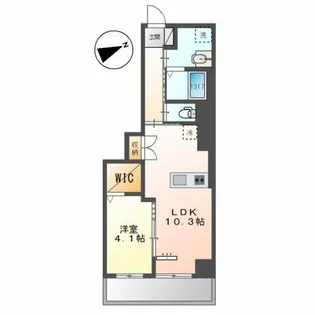 ベルク栄【6階】の間取り
