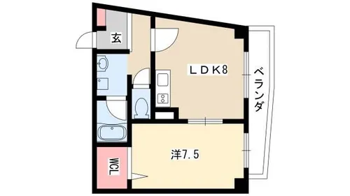 シャルム・ドミール【4階】の間取り