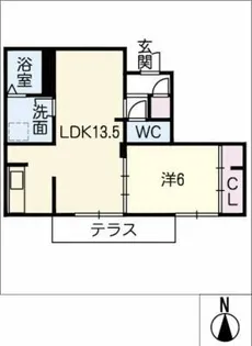 サクラッセ【1階】の間取り