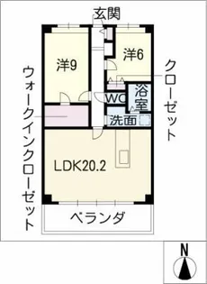 Life of Calm【2階】の間取り
