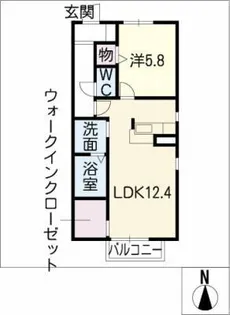 アムール寿【1階】の間取り