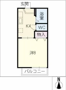 シャイン戸ヶ崎【2階】の間取り