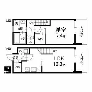 シエルブルー栄【11階】の間取り