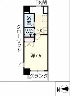 クレセント葵【3階】の間取り