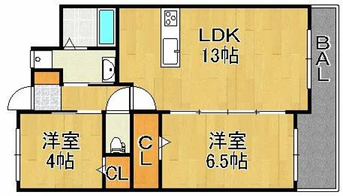 第60川崎ビル【302号室】の間取り