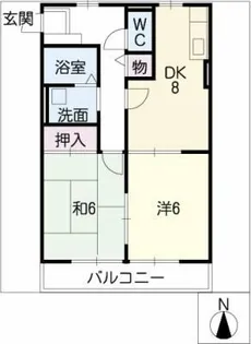 トマセイア【2階】の間取り