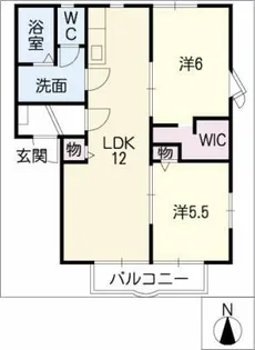 フレグランス新栄 A棟【2階】の間取り