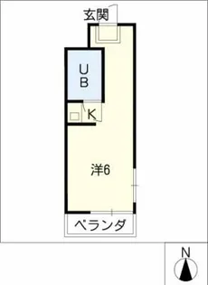 ヒルハウス【3階】の間取り