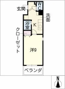 クレスト本山【2階】の間取り