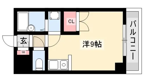 サクセス川原【3階】の間取り