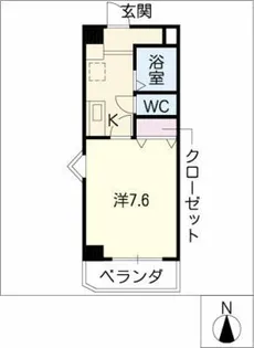 カーサ青山【2階】の間取り