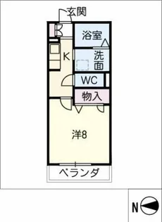 セピアコート N棟【3階】の間取り