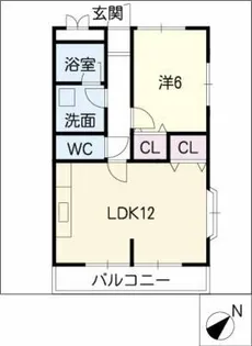 ラメール6【1階】の間取り