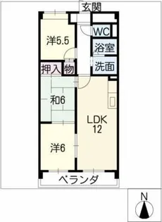 グラフィージュ【1階】の間取り