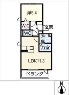 アベニュー・イン豊山【2階】の間取り