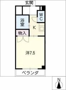 シーアイマンション川名【3階】の間取り