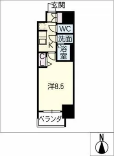 プレサンス大曽根駅前ファースト【5階】の間取り