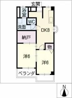 猪村ビルディング【4階】の間取り