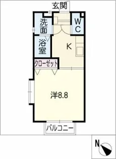レーヴ【2階】の間取り