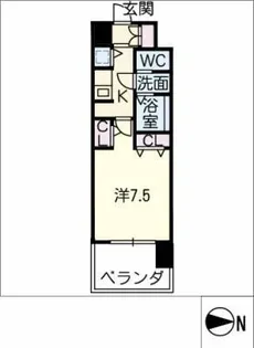 La Douceur黒川Ⅱ【11階】の間取り